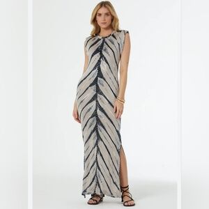 YFB MacKenzie Sandstone Savannah Wash  Sleeveless Muscle Maxi Dress L